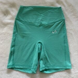 Women's Green Bike Shorts